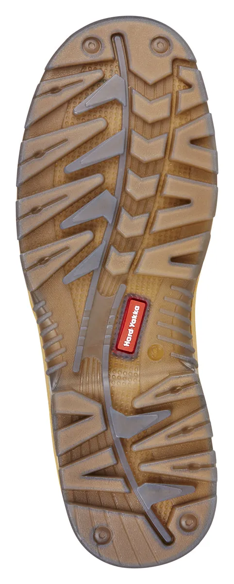 Foundations - Utility Zip Sided Steel Toe Safety Boot - Wheat