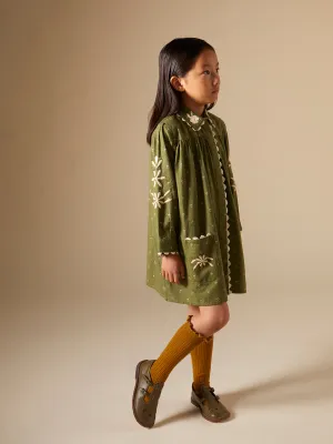 'Francine' Dress - Valley Calico Fern
