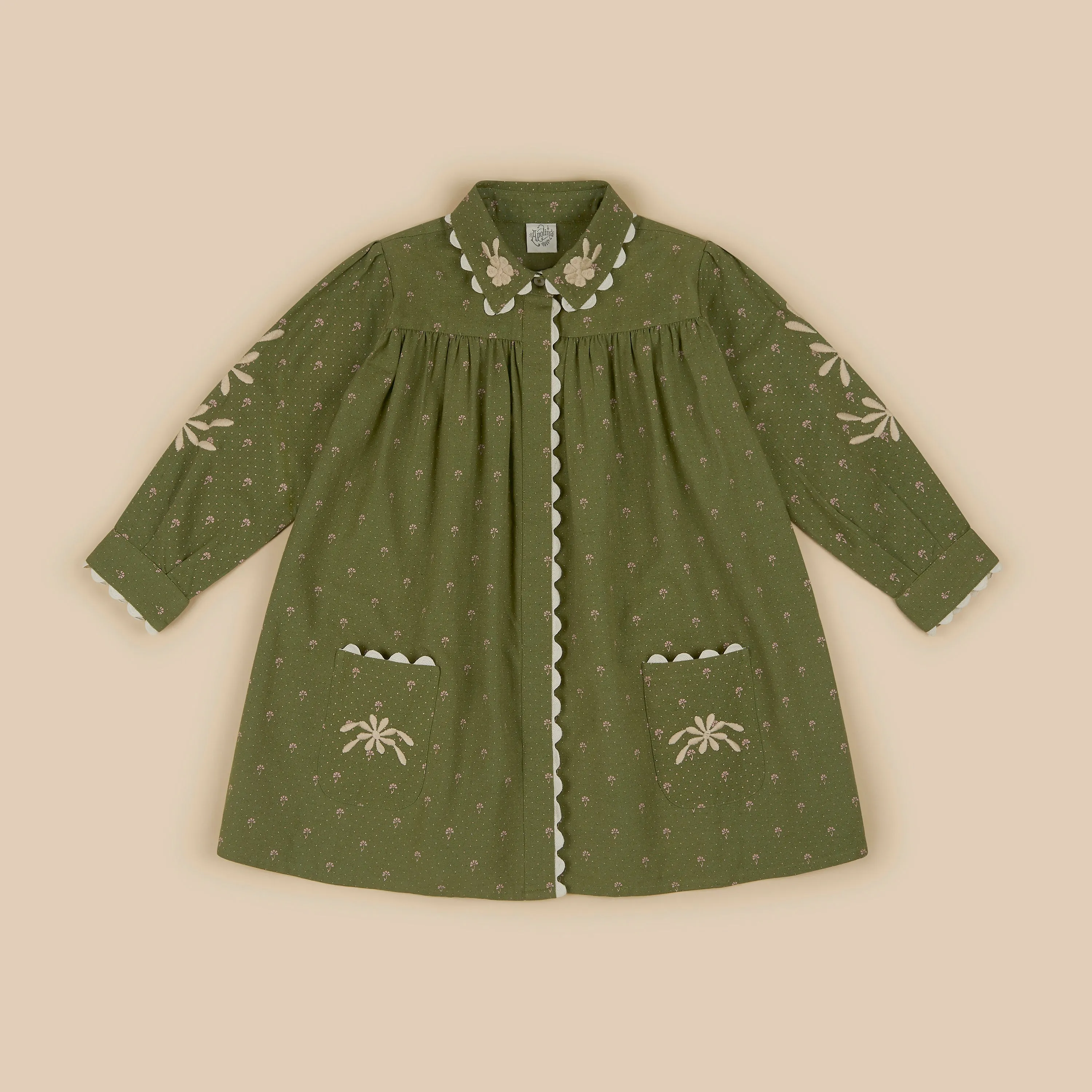 'Francine' Dress - Valley Calico Fern