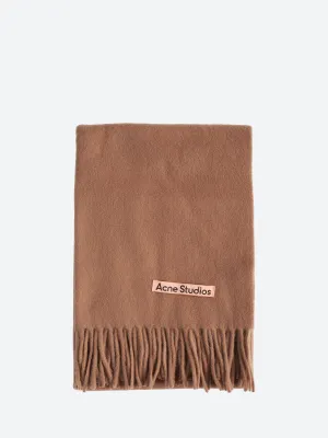 Fringe Wool Scarf - Narrow
