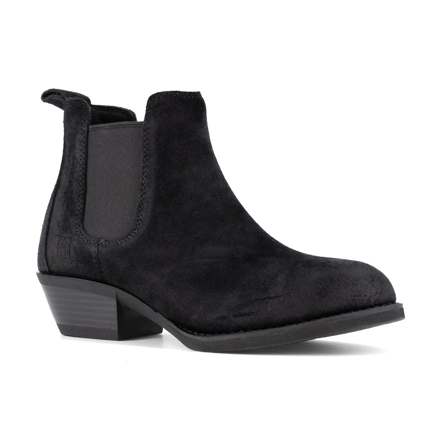 Frye Supply Womens Black Leather ST EH Safety-Crafted Chelsea Work Boots 8 M