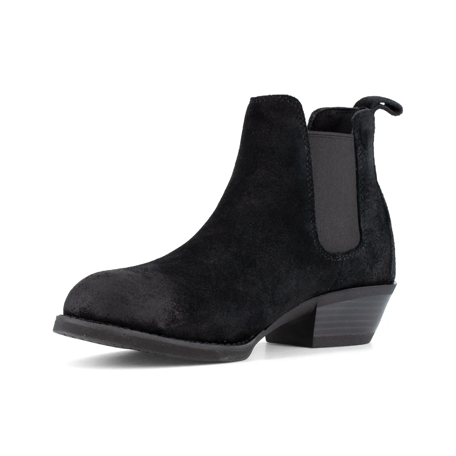 Frye Supply Womens Black Leather ST EH Safety-Crafted Chelsea Work Boots 8 M
