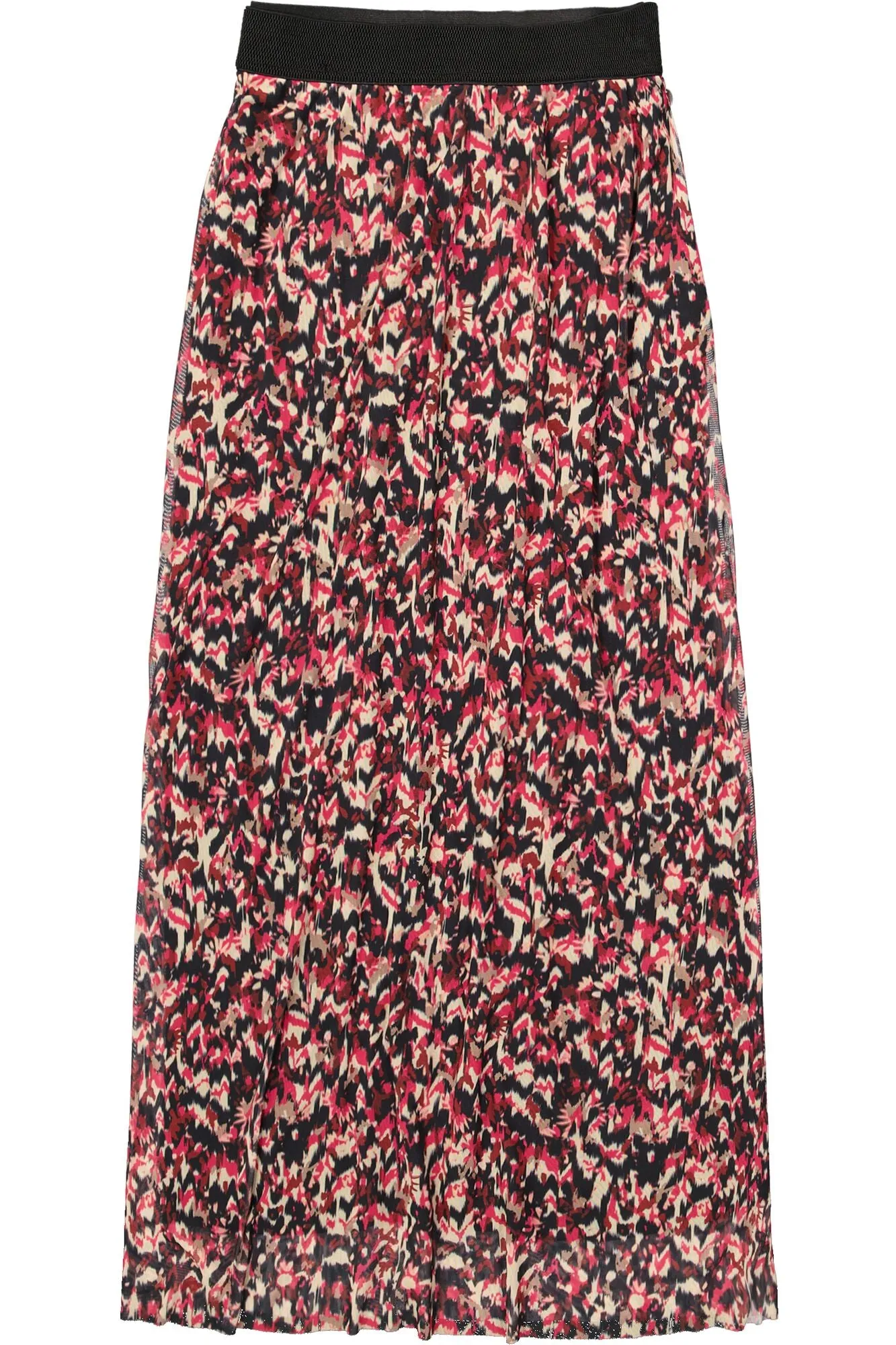 Garcia Megan Midi Skirt - Cabernet Print