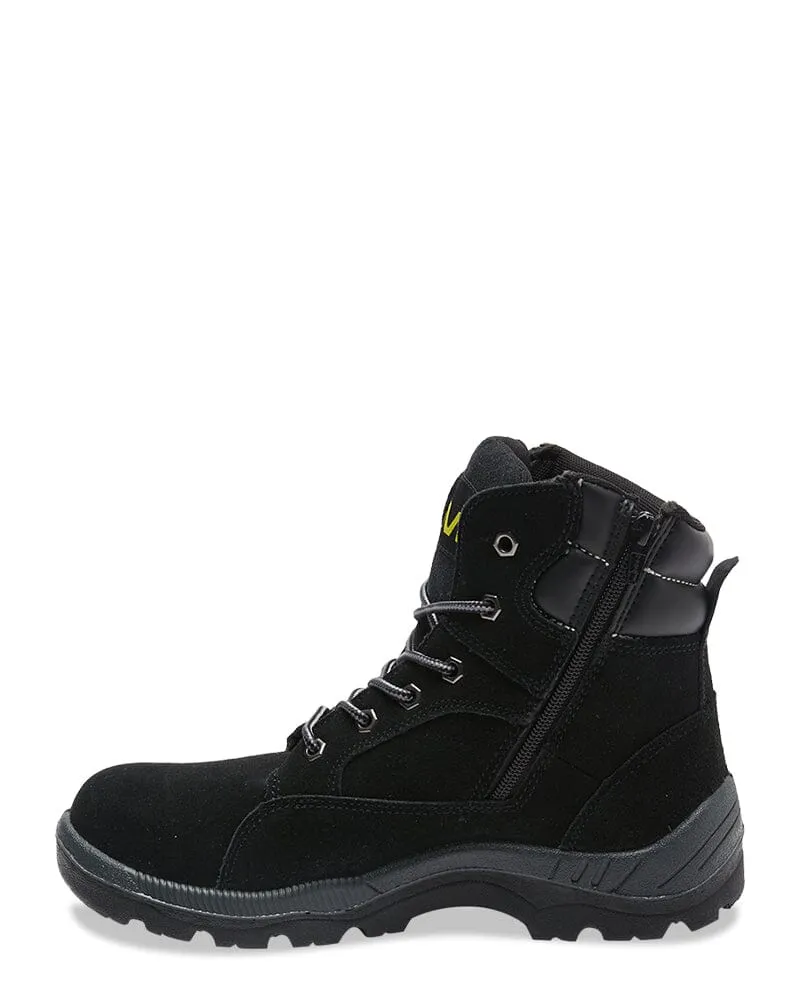 Girder Zip Safety Boot - Black