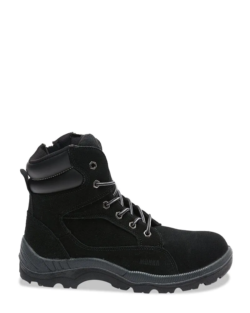 Girder Zip Safety Boot - Black