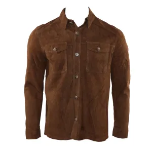Goat Suede Shirt Jacket