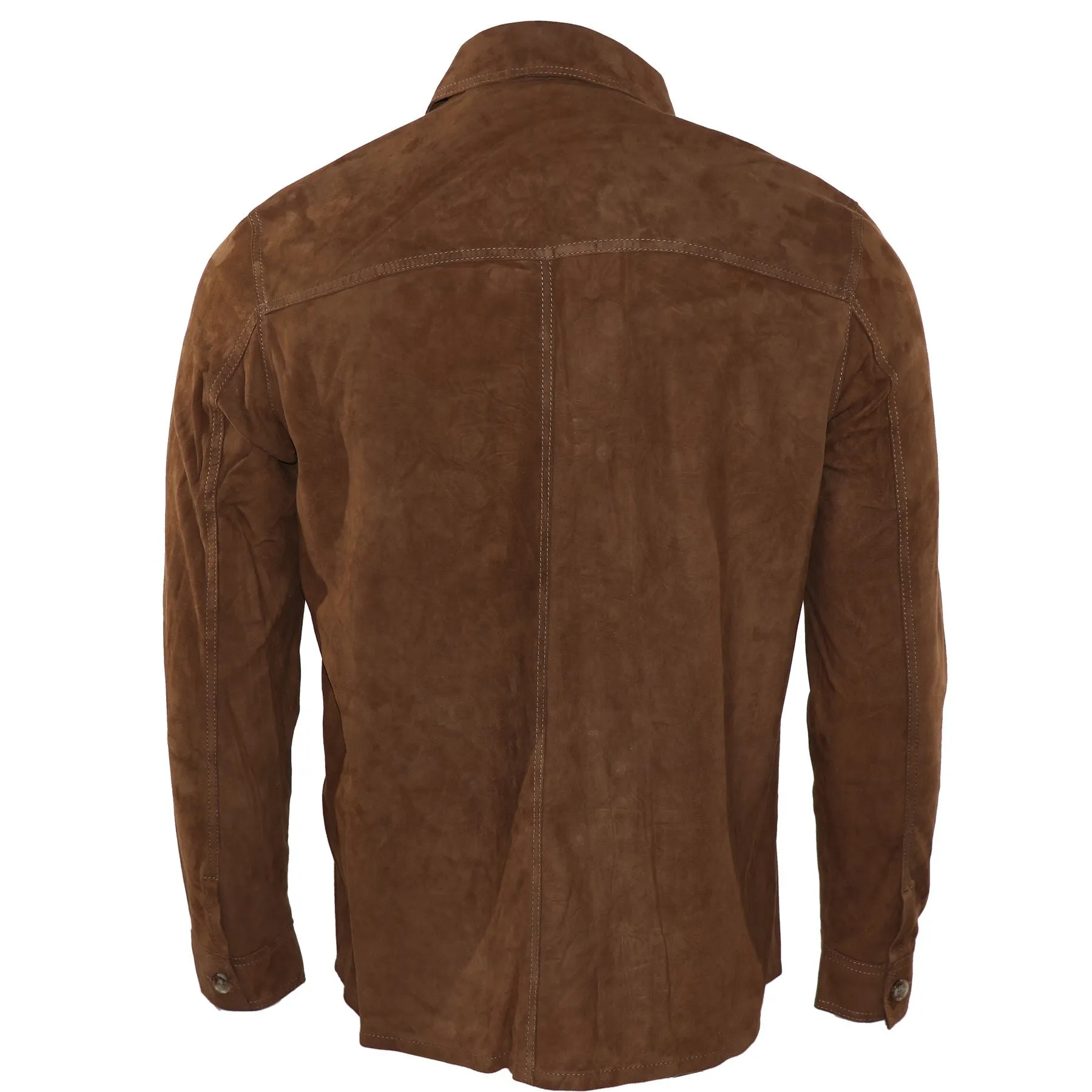 Goat Suede Shirt Jacket