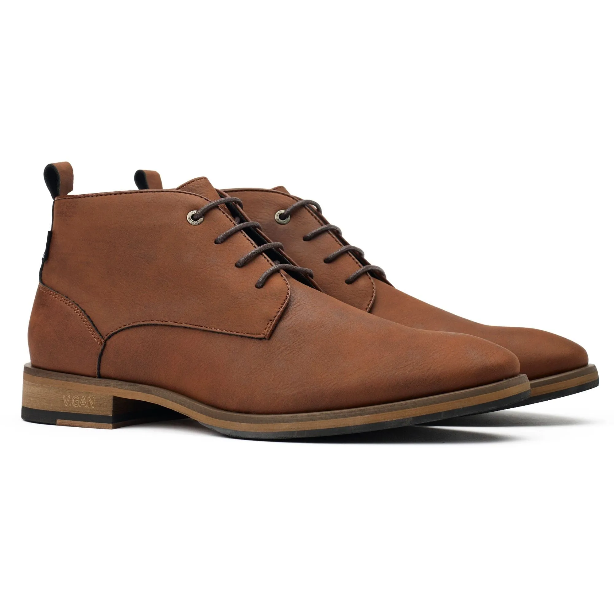 Goji 2 Men's Vegan Leather Chukka Boots | Tan