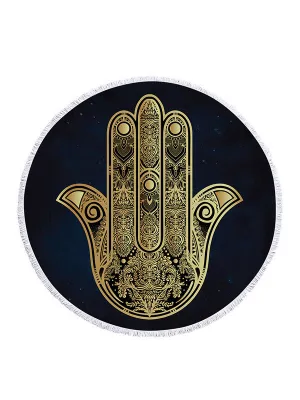 Golden&Dark Style Ultra-fine Fibre Beach Towel