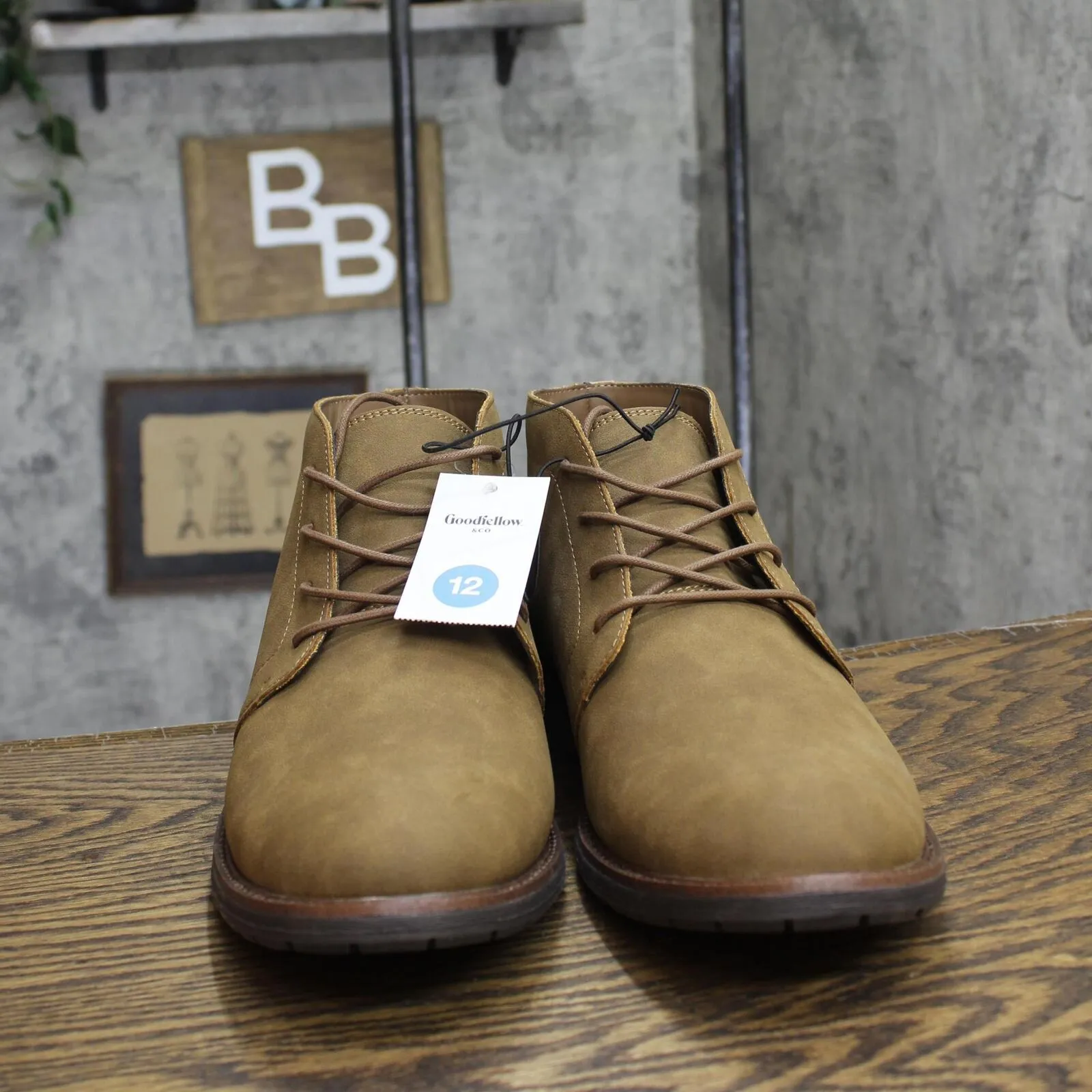 Goodfellow & Co Mens Jerad Chukka Boots 88097788 Walnut Brown 12
