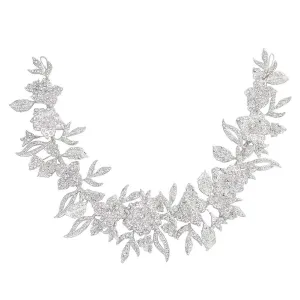 Grace Sashes Handmade Rhinestone Flower Waist Chain For Bridal
