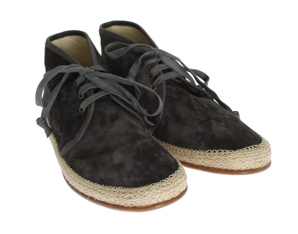 Gray Suede Corrida Chukka Ankle Boots