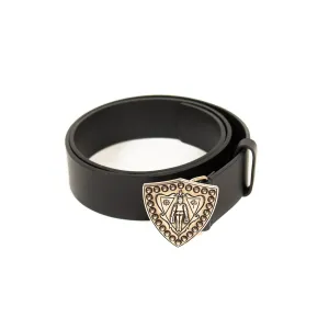 Gucci Shield Metal Leather Belt