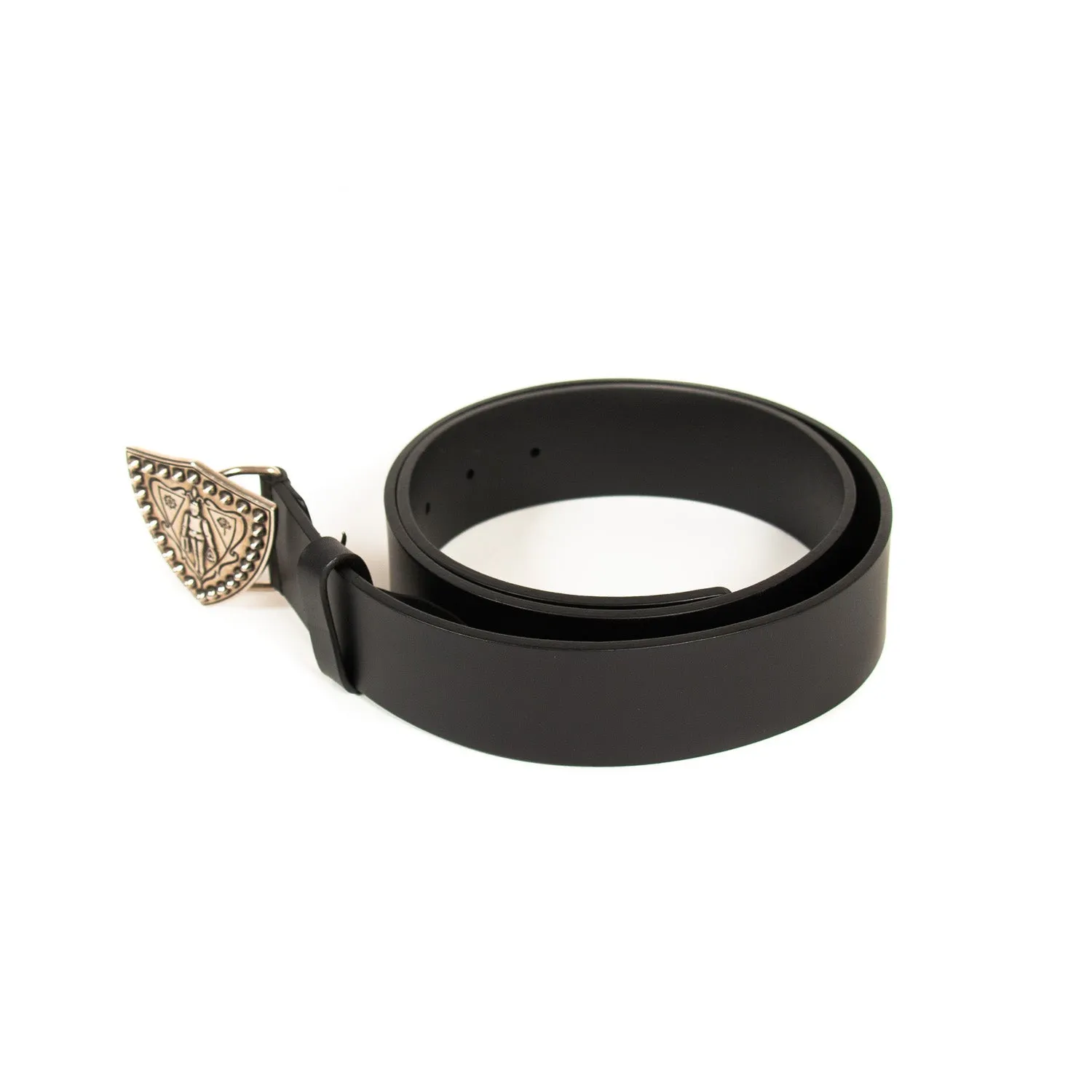 Gucci Shield Metal Leather Belt