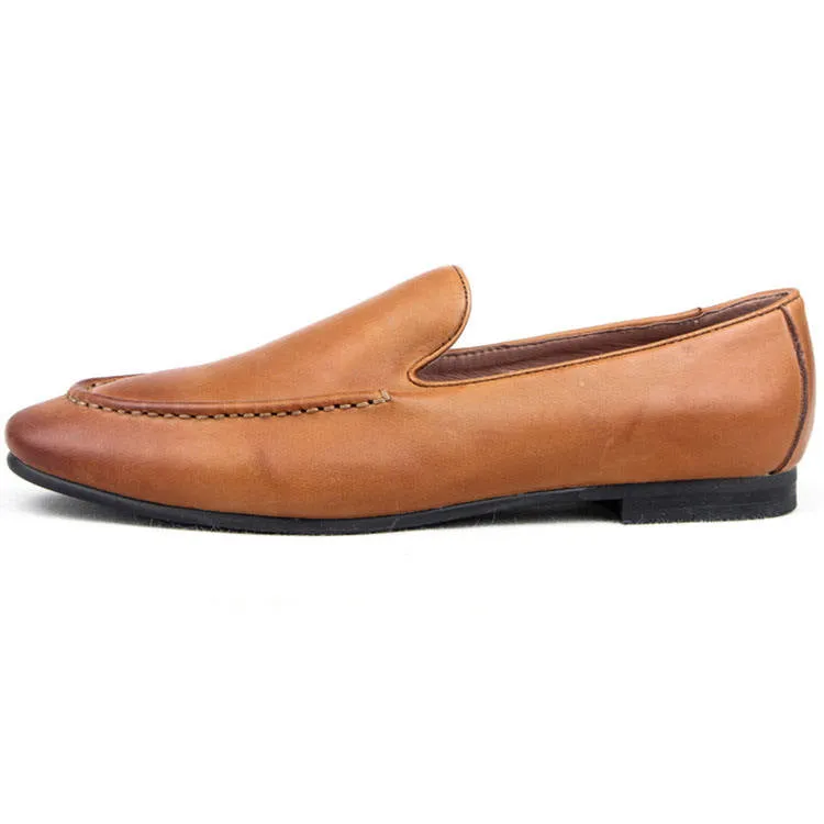 Handcrafted Premium Leather Slip-On Loafers for Men