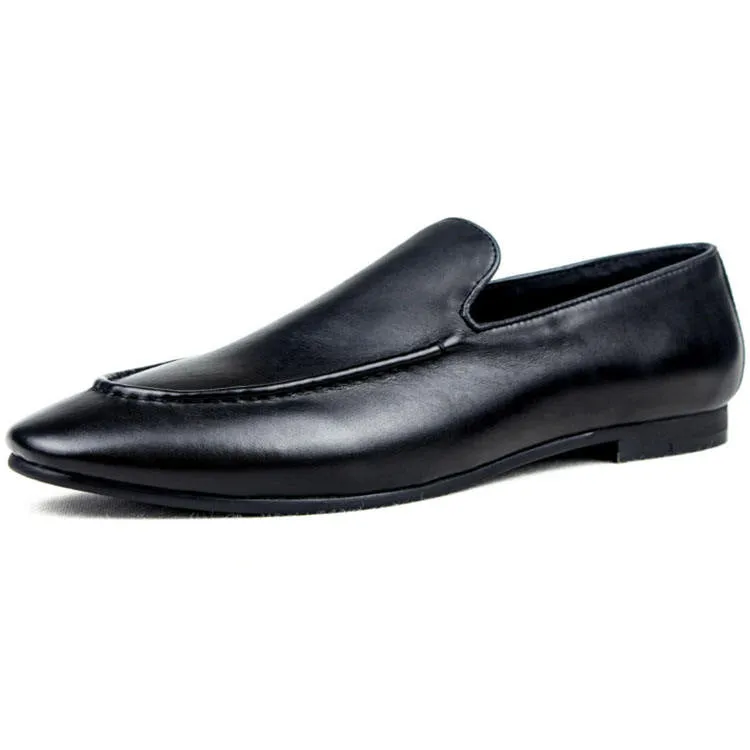Handcrafted Premium Leather Slip-On Loafers for Men