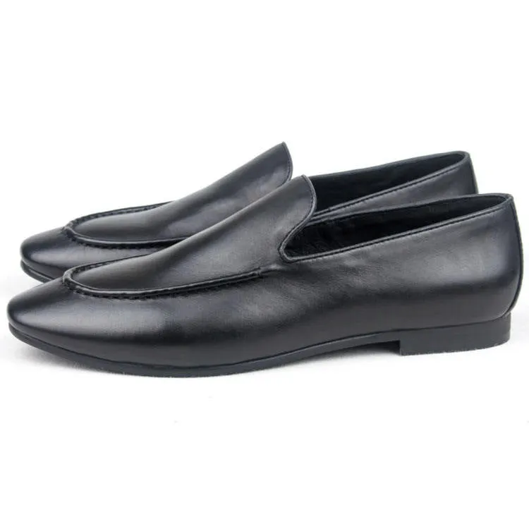 Handcrafted Premium Leather Slip-On Loafers for Men