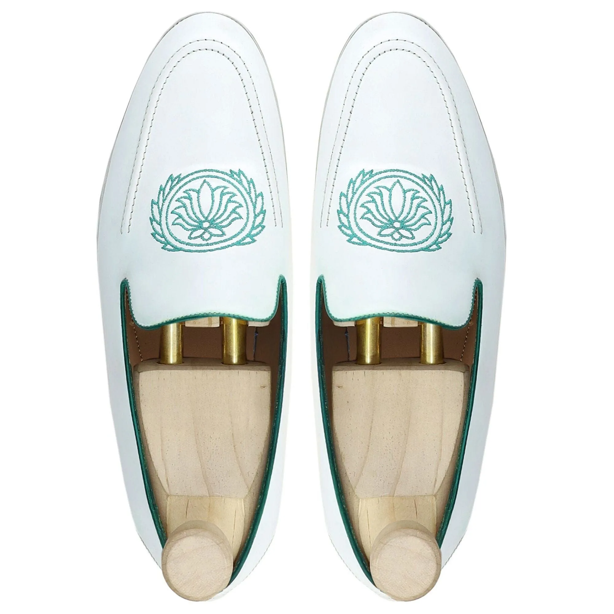 Handmade Custom Calf Leather Mens Loafers