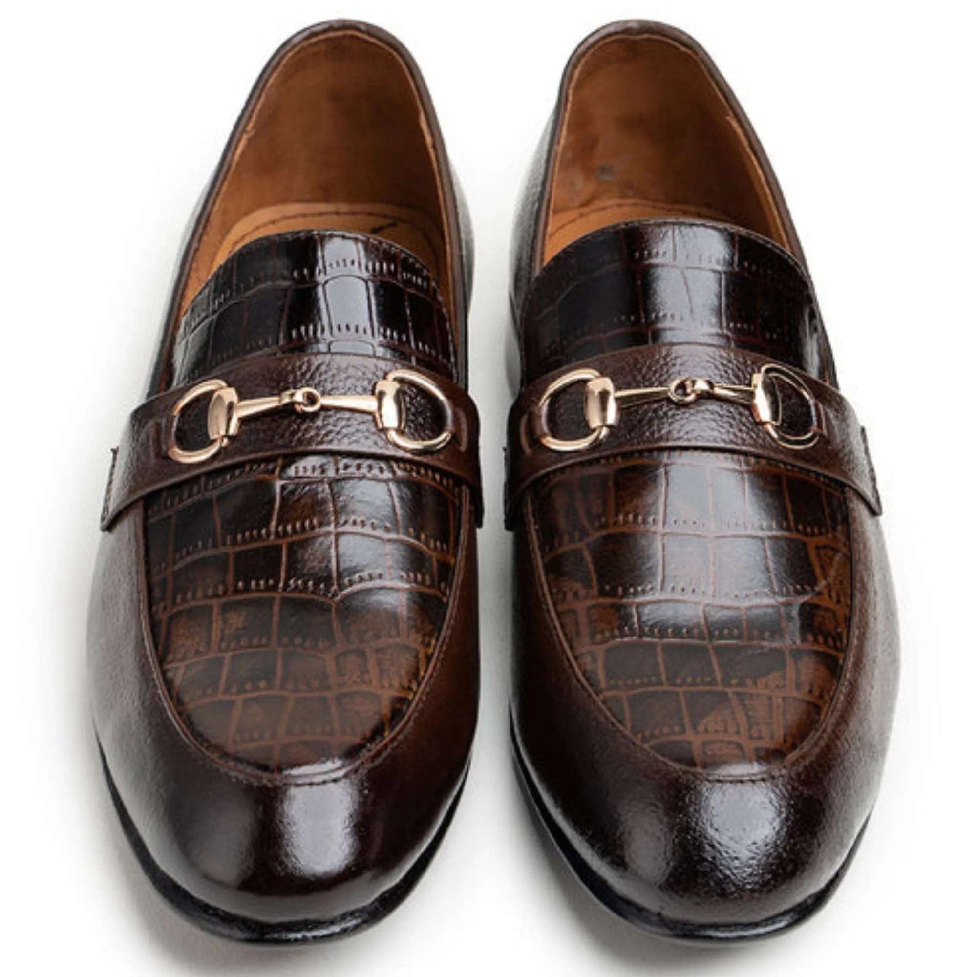 Handmade Custom Calf Leather Mens Loafers