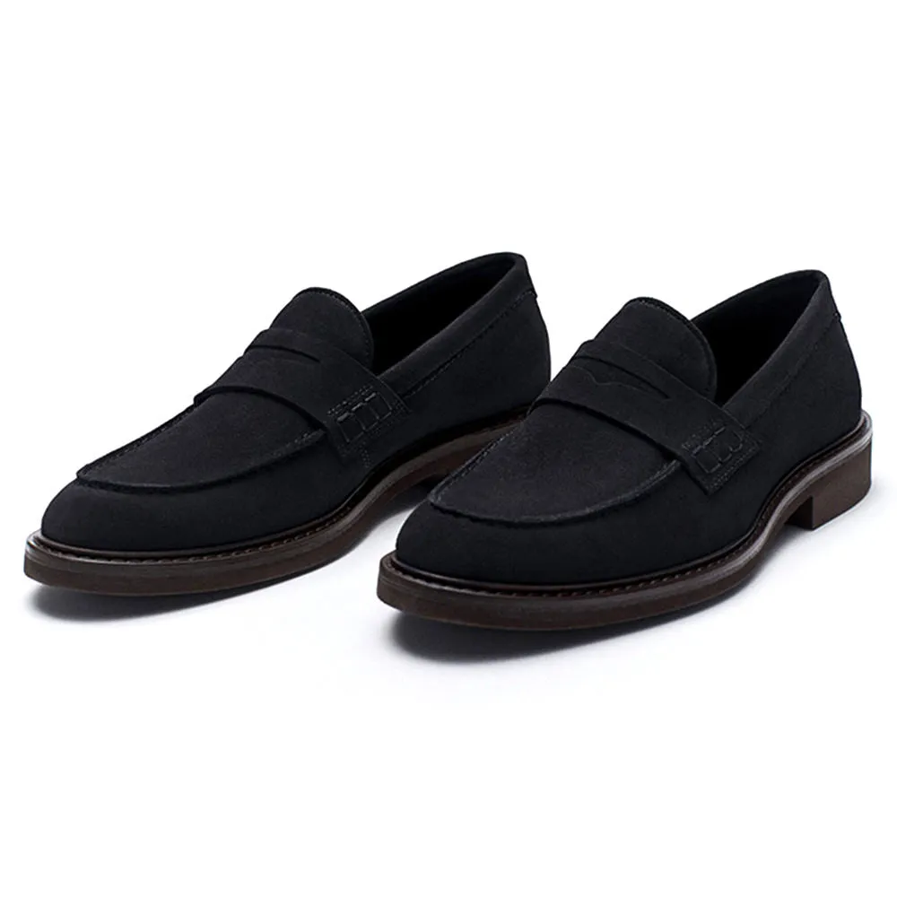 Handmade Full Grain Suede Classic Slip-On Loafers