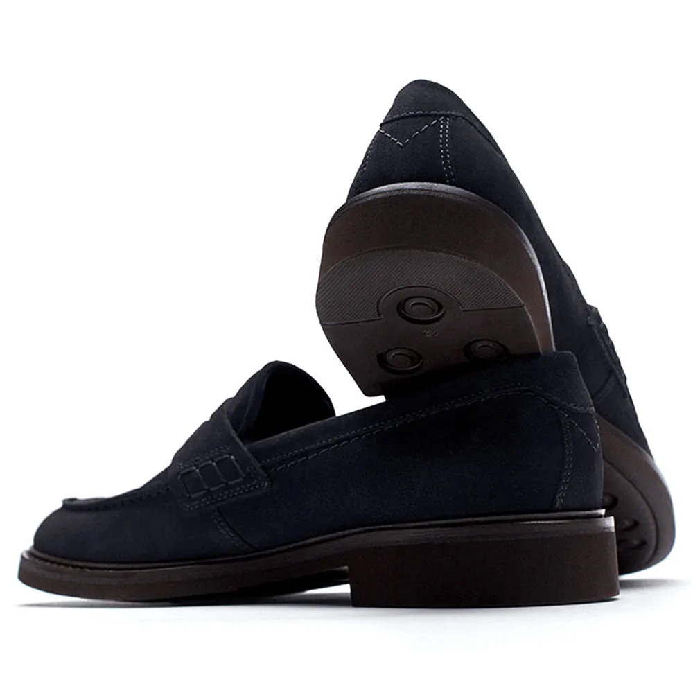 Handmade Full Grain Suede Classic Slip-On Loafers
