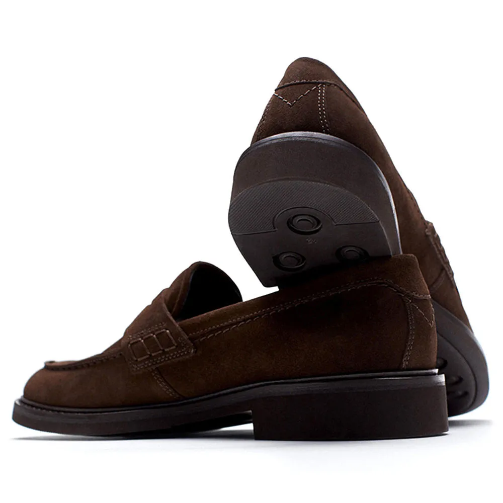 Handmade Full Grain Suede Classic Slip-On Loafers