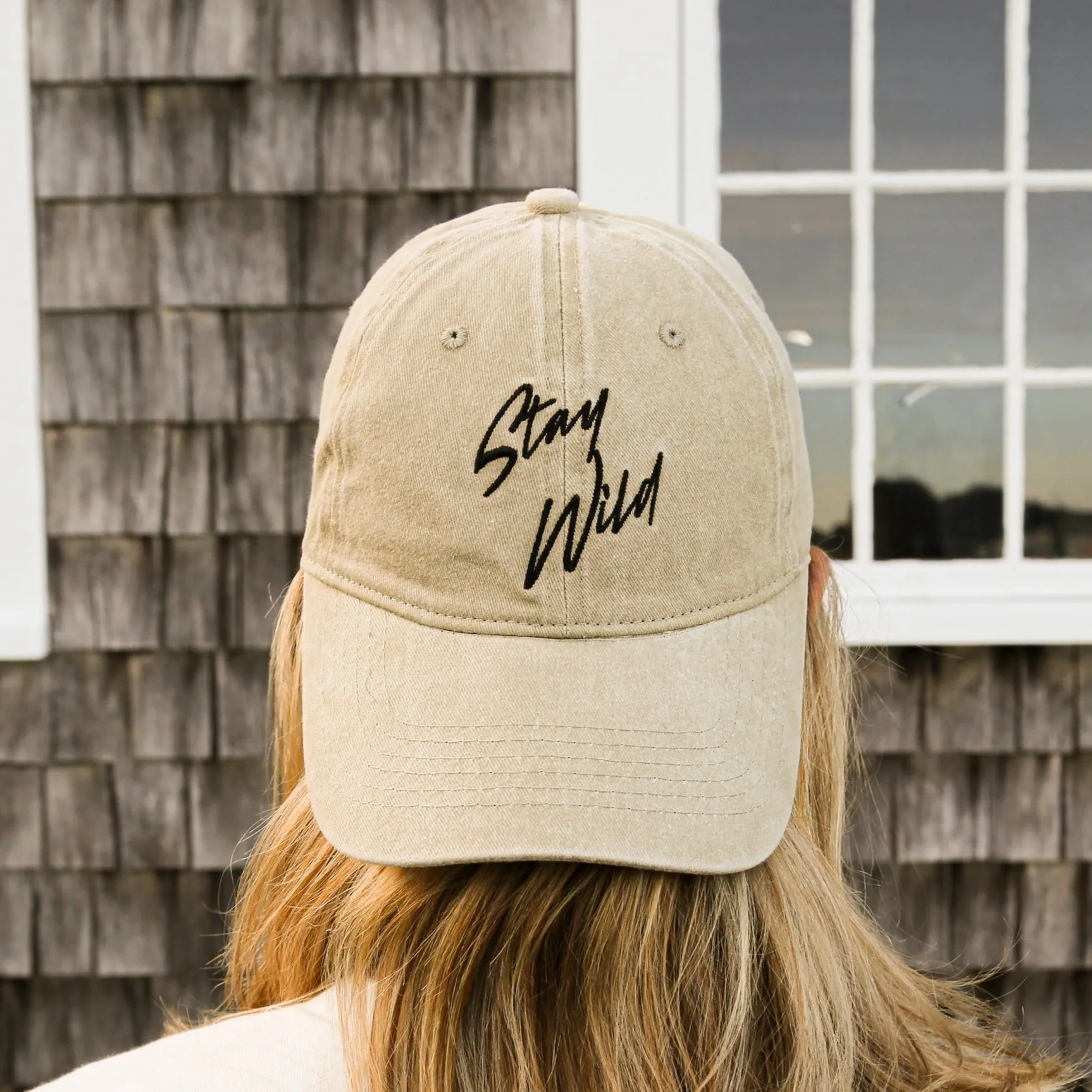 Handwritten Stay Wild Hat