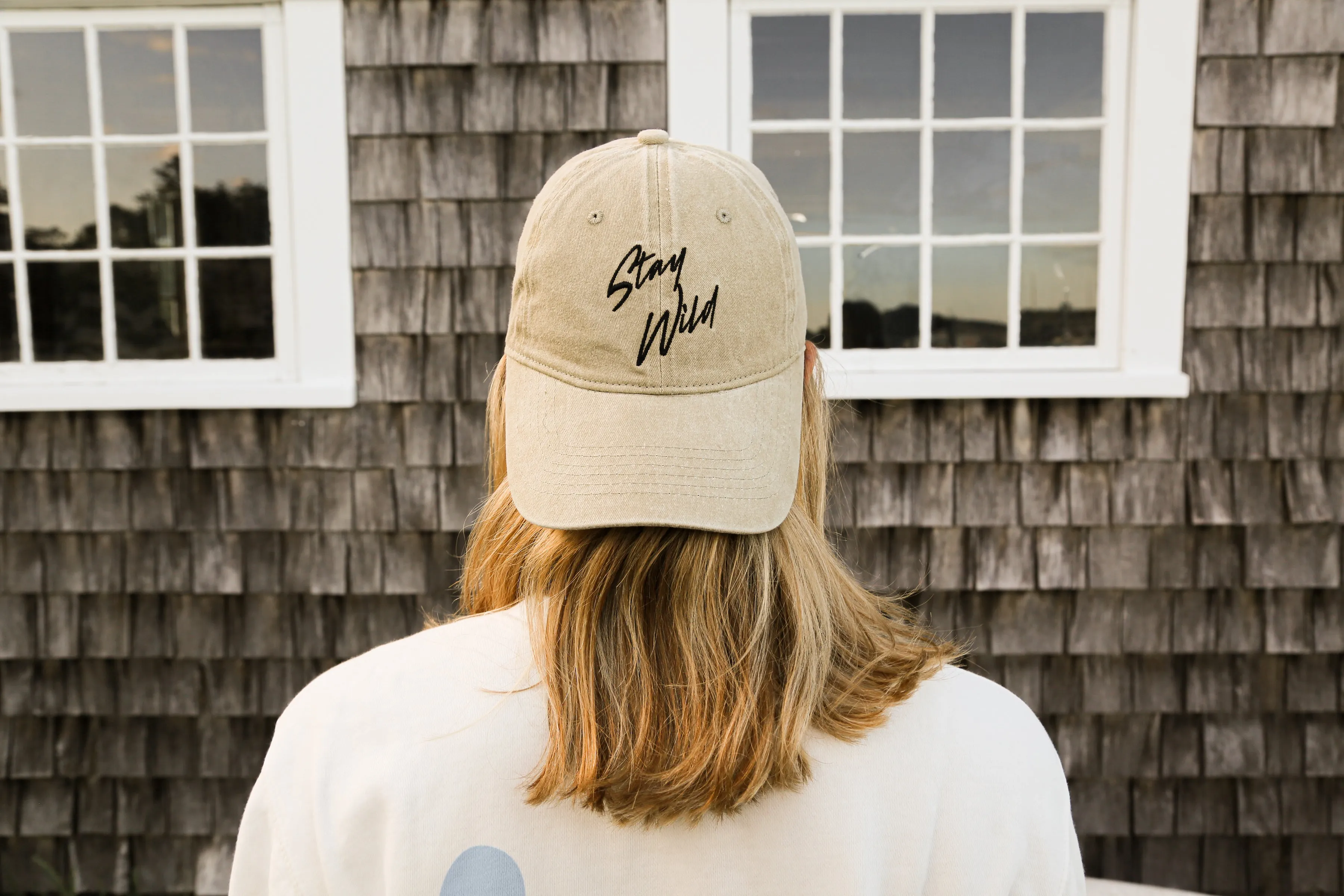 Handwritten Stay Wild Hat