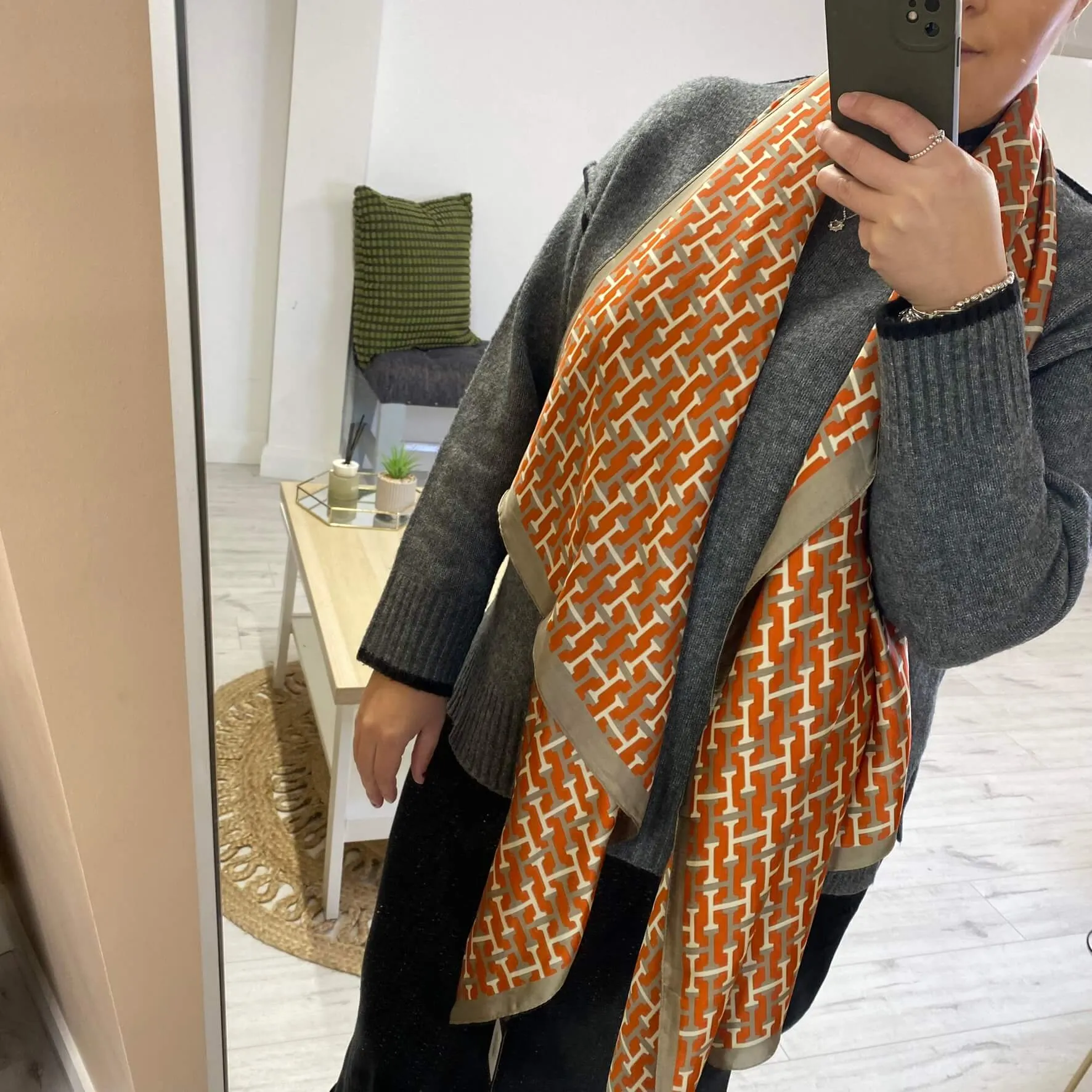Harmonie Scarf - Rust