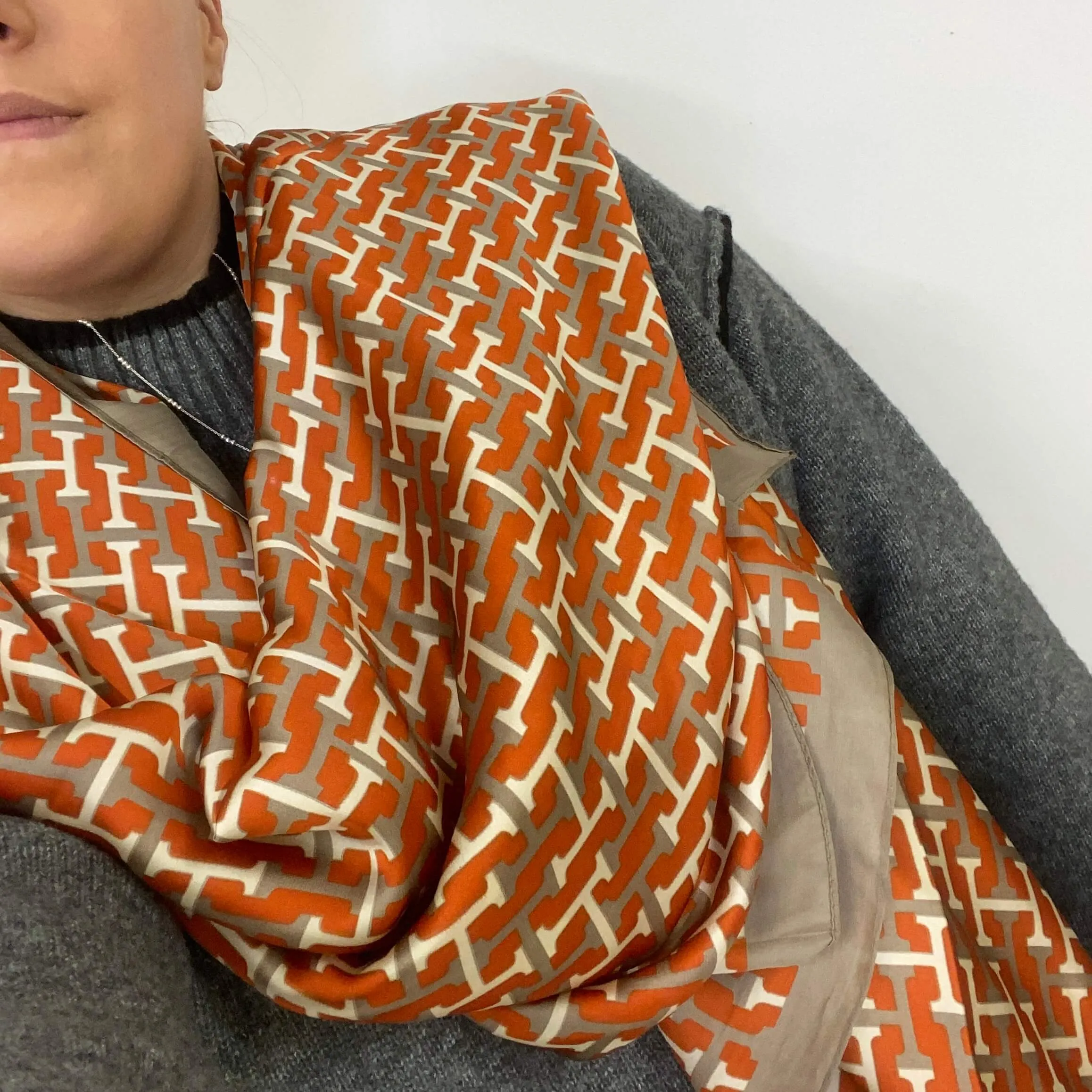 Harmonie Scarf - Rust