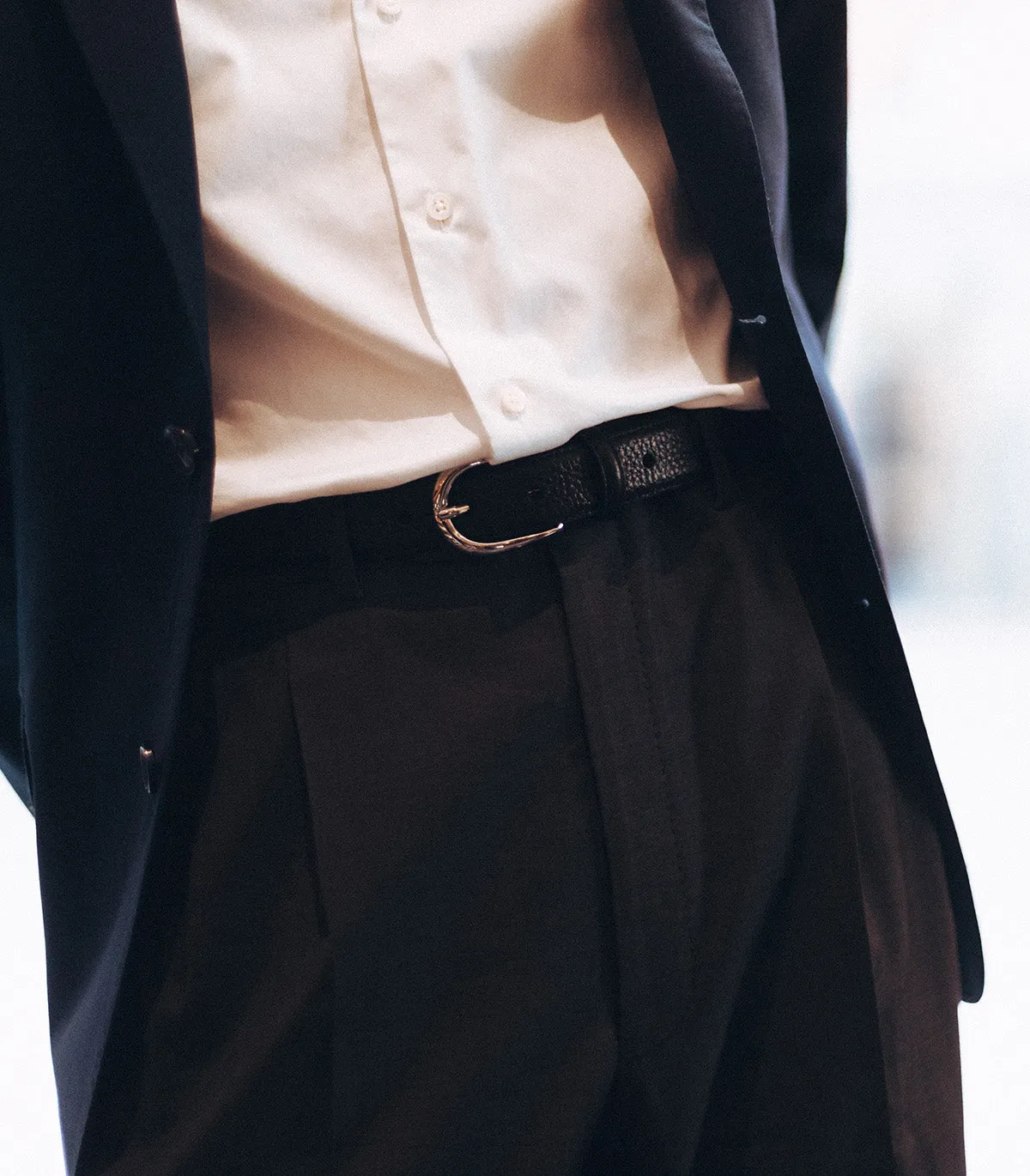 Harry Belt Black Grain