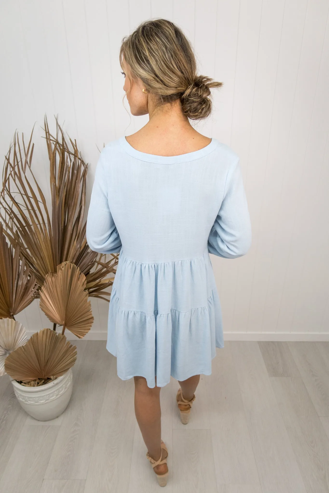 Haven Dress -Light blue