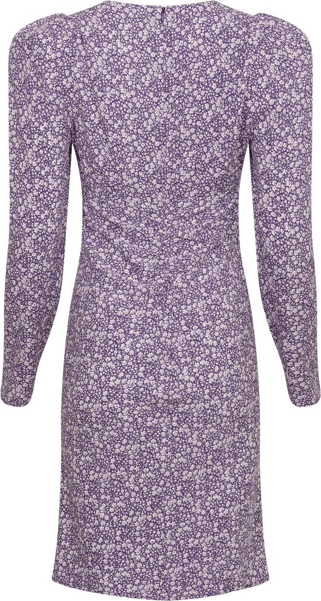 Hawaii Midi Dress Purple