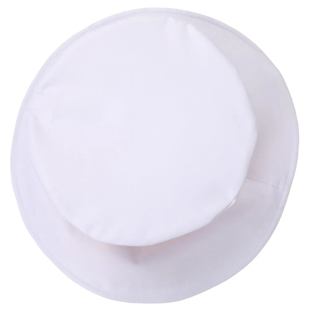 Hazbin Hotel Lucifer Cosplay White Top Hat Costume Accessories Outfits Halloween Carnival Suit