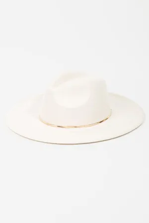 Hazel Blues® | Slice of Chic Herringbone Chain Fedora