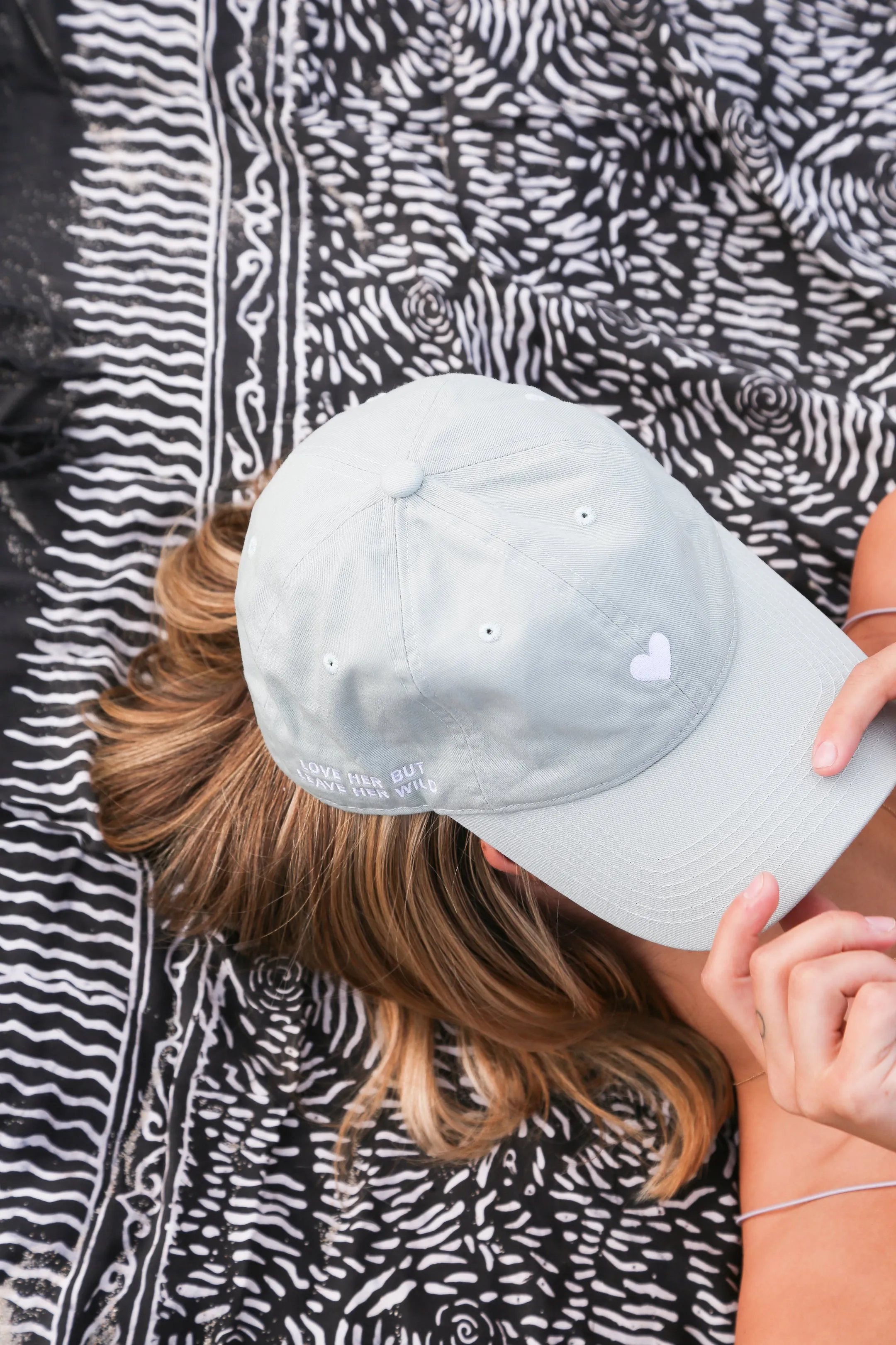 Heart Hat in Mint