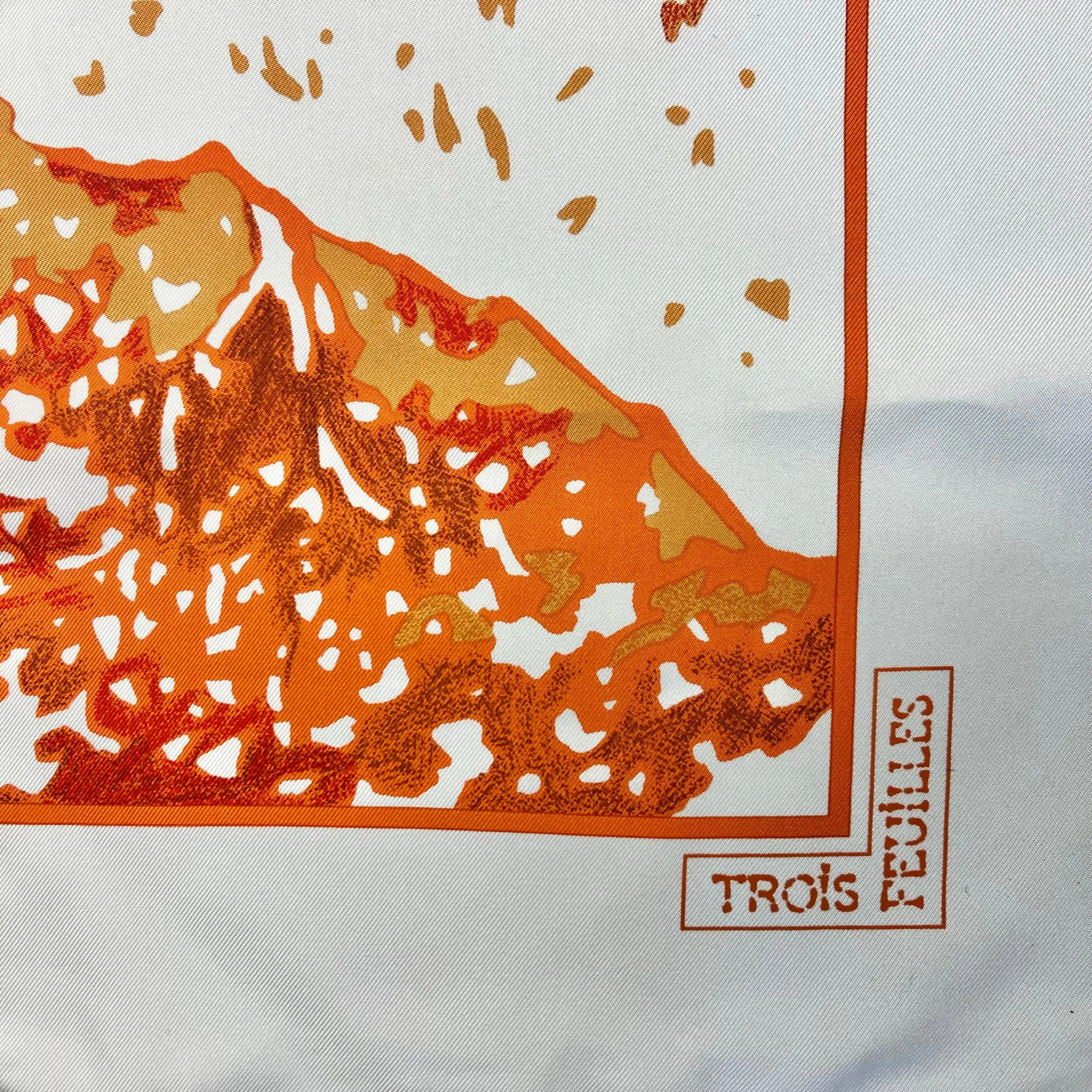 Hermes "Trois Feuilles" Scarf