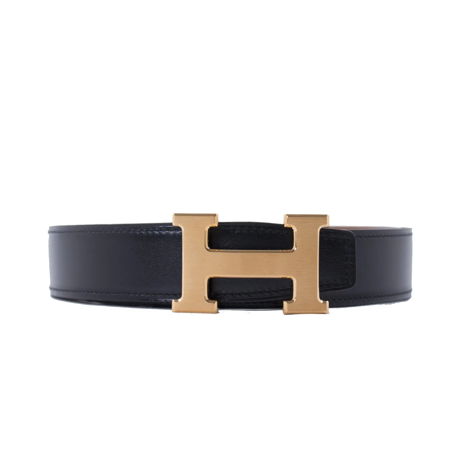 Hermès H Belt Buckle and Reversible Strap