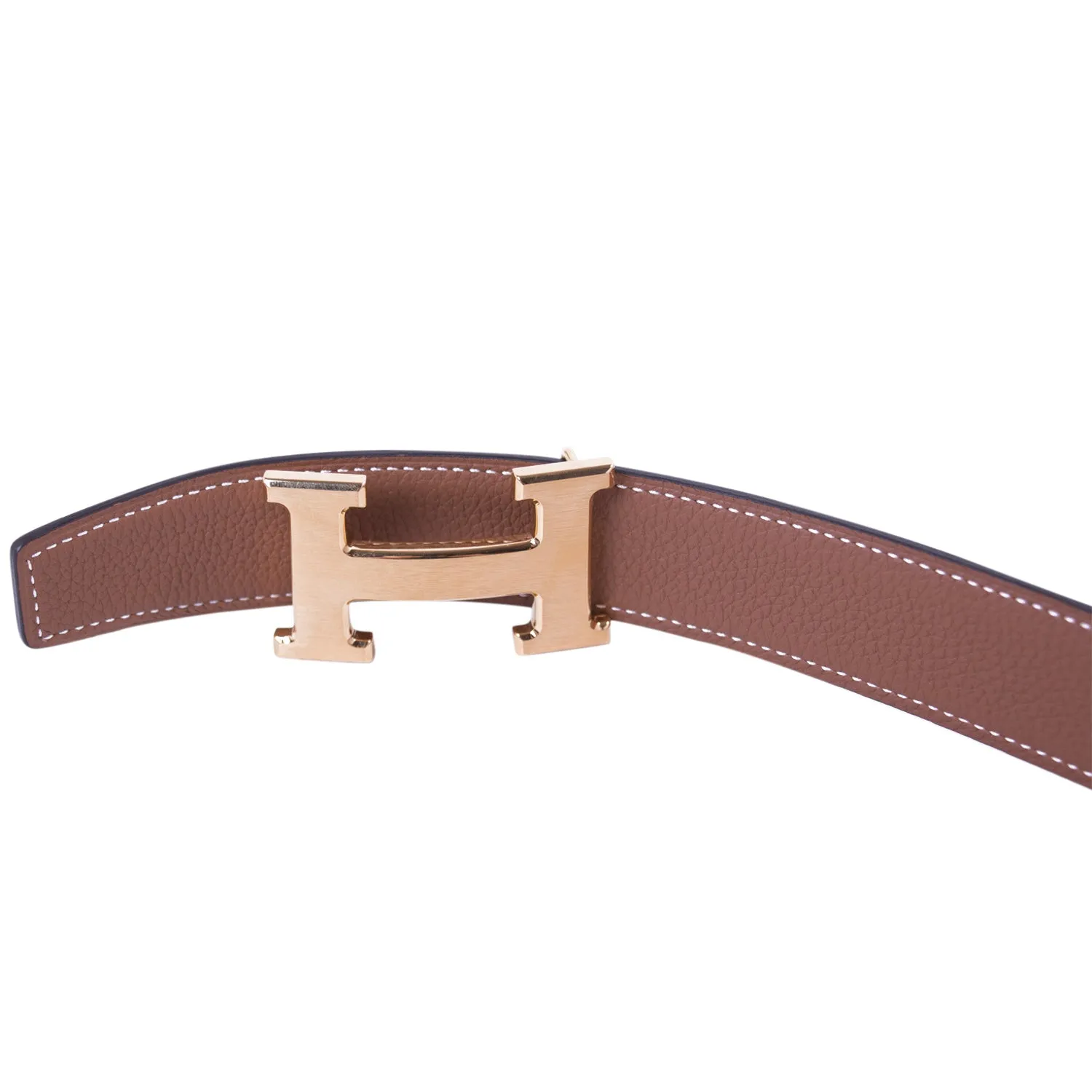 Hermès H Belt Buckle and Reversible Strap