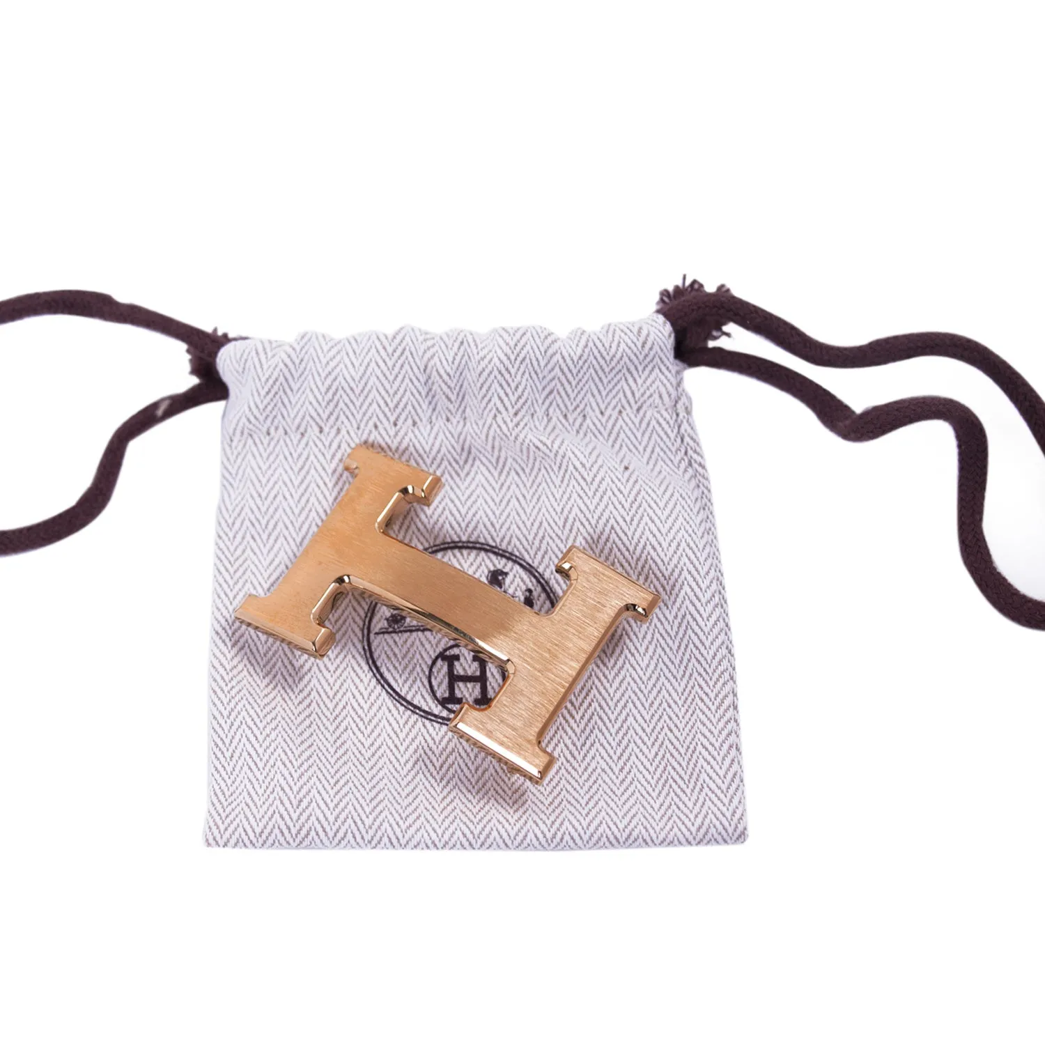 Hermès H Belt Buckle and Reversible Strap