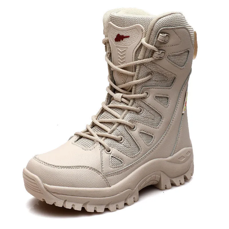 Hi-top Hiking Shoes Men's Breathable Sneaker