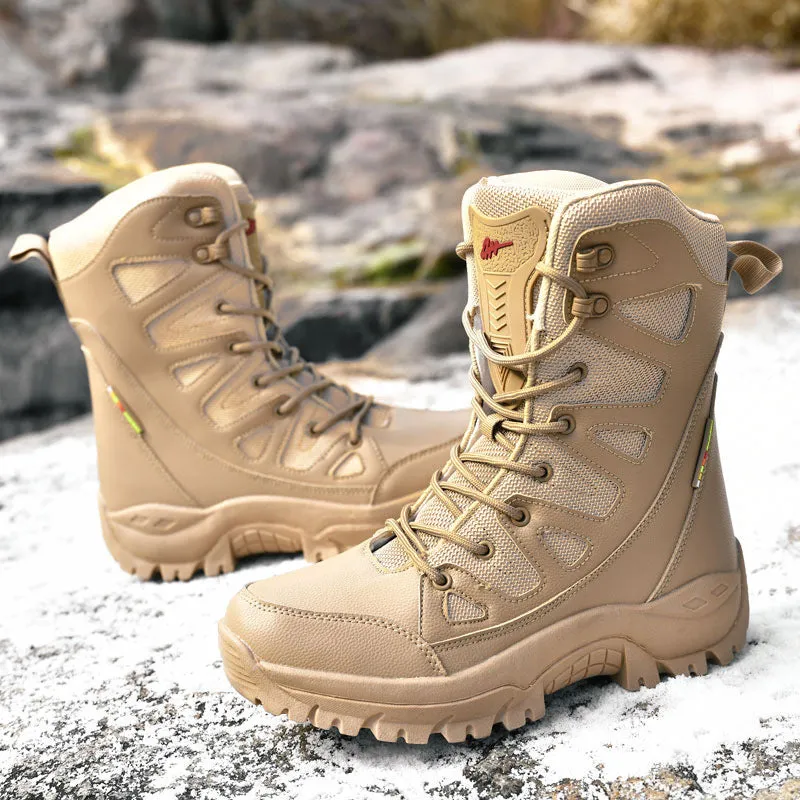 Hi-top Hiking Shoes Men's Breathable Sneaker