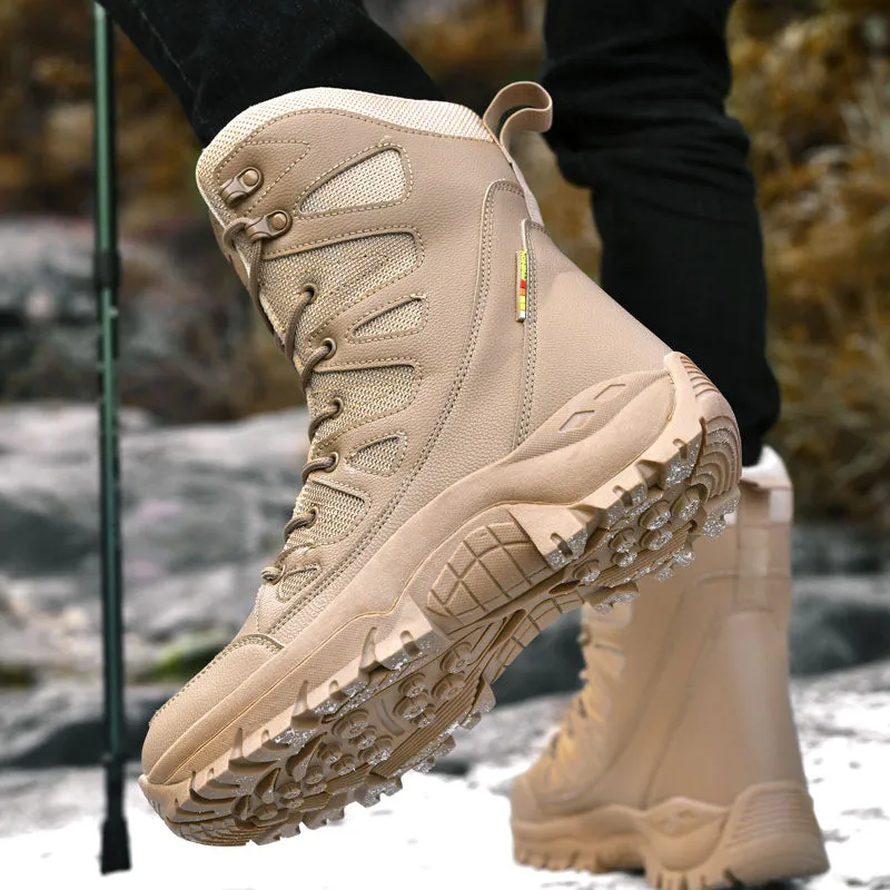 Hi-top Hiking Shoes Men's Breathable Sneaker