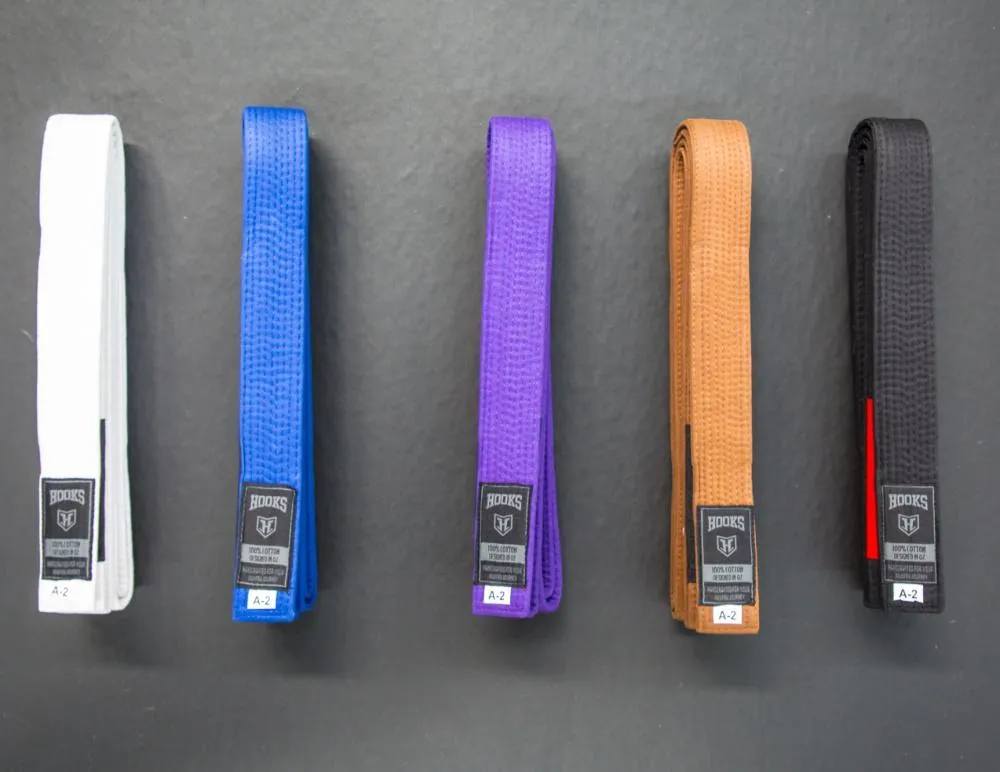 Hooks BJJ Belt - Black Belt
