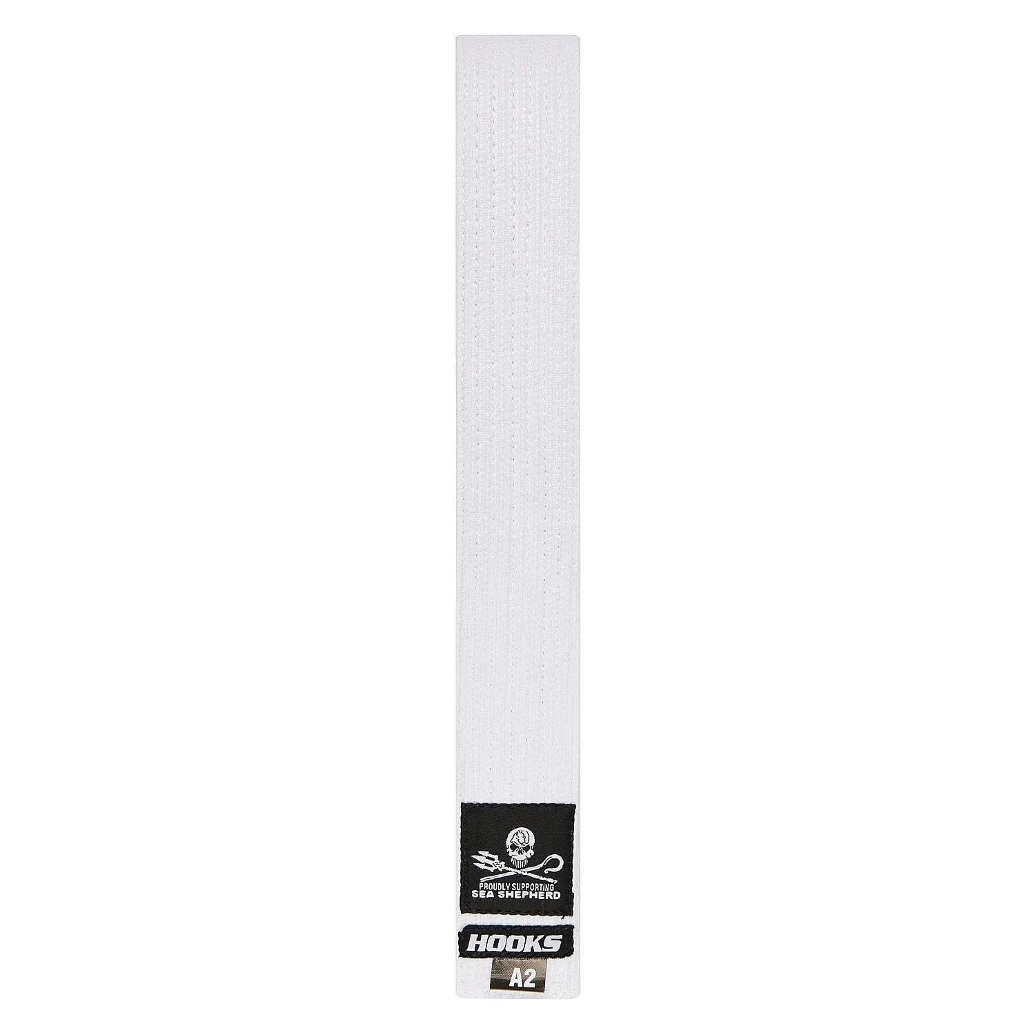 Hooks BJJ Belt - Sea Shepherd Collaboration - Premium Pearl BJJ Belt