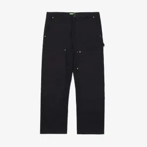 HUF | GILMAN DOUBLE KNEE PANT  { BLACK