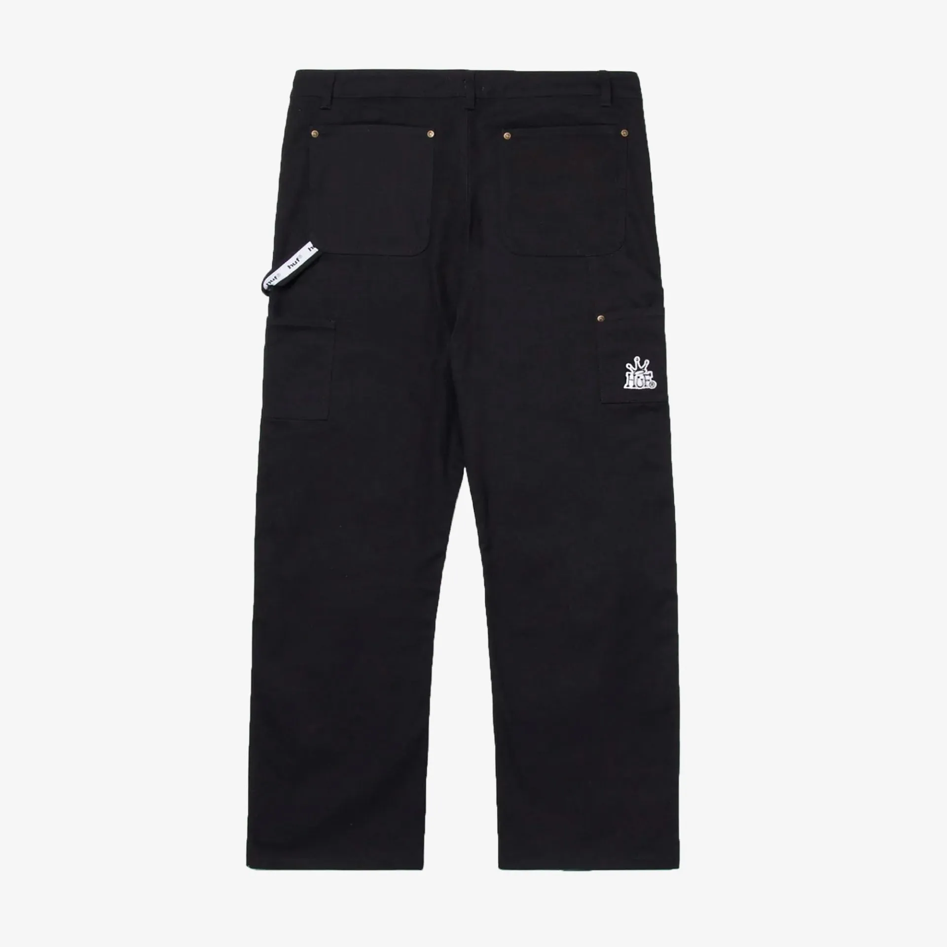HUF | GILMAN DOUBLE KNEE PANT  { BLACK
