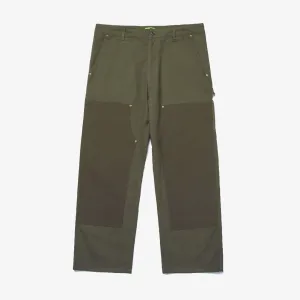 HUF | GILMAN DOUBLE KNEE PANT  { OLIVE