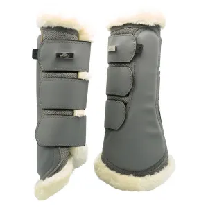 HV Polo Nina grey glitter mesh dressage boots