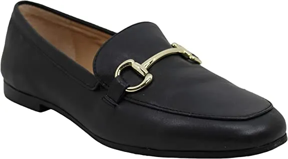 INC Womens Gayyle Chain Dress Loafers Black 11 Medium (B,M)